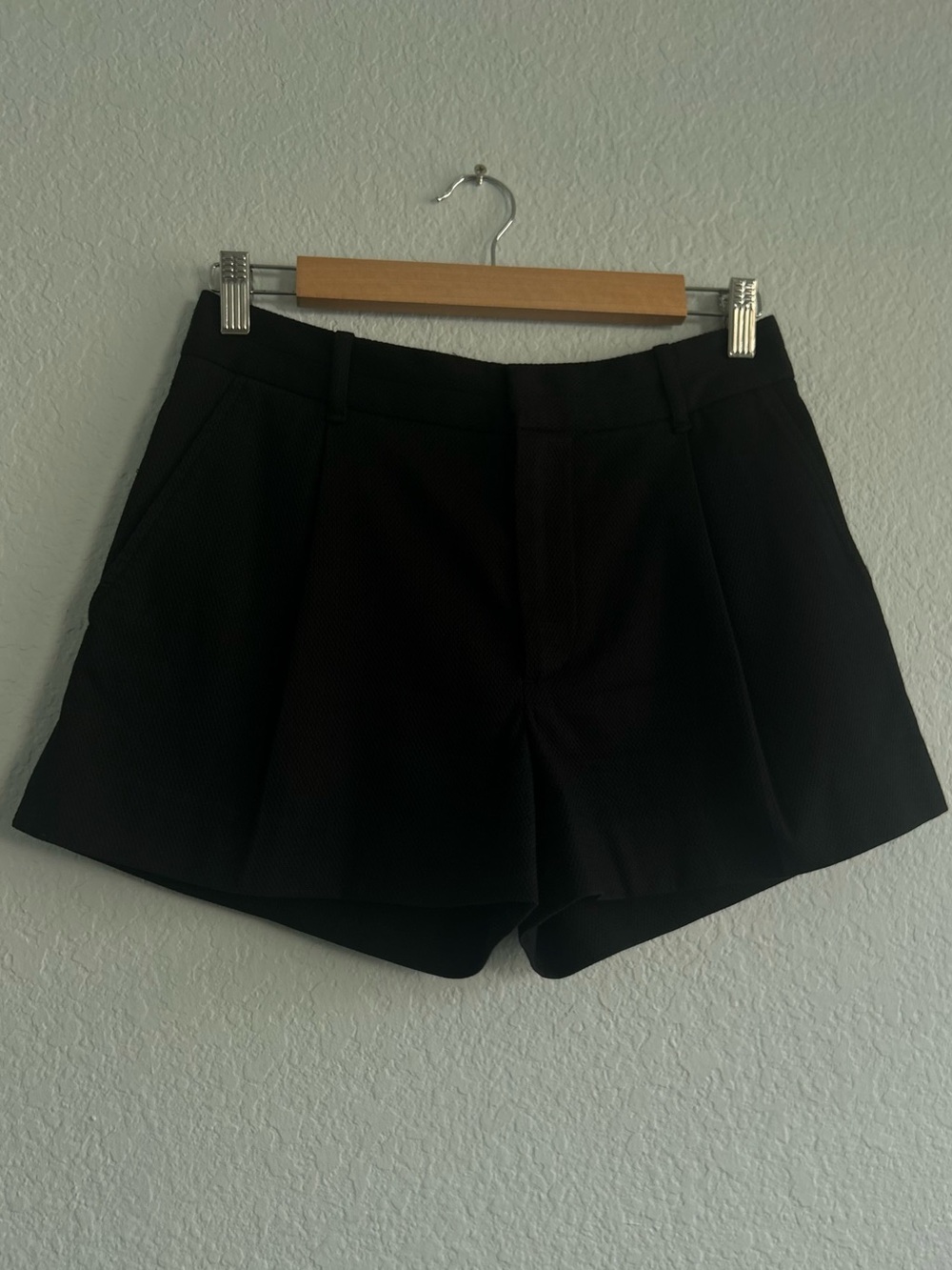 Rag & Bone pleated short,Classic Black Women's, size 0